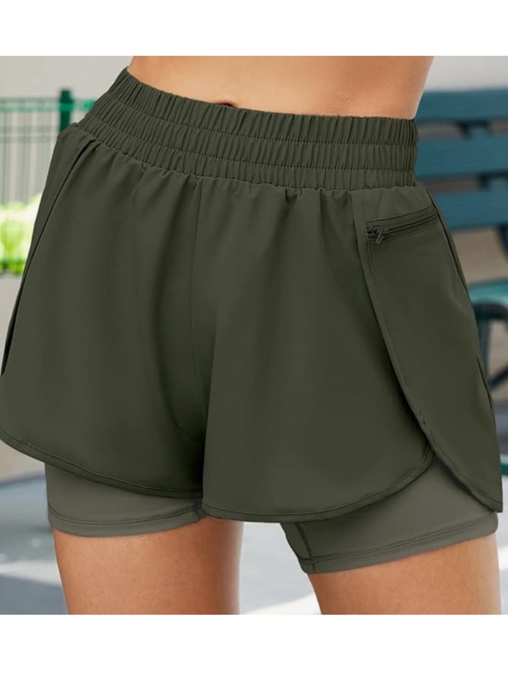 Blooming Jelly Women's 2-in-1 Active Shorts
